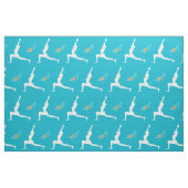 Tissu Yoga Warrior Pose Fabric (Fat Quarter)
