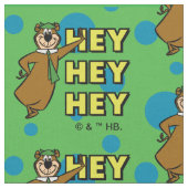 Tissu Yogi Bear Hey Hey Hey (Fermer)