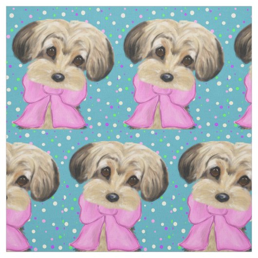 Tissu Yorkie poo (Échantillon)