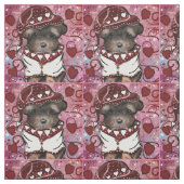 Tissu Yorkie Poo (Échantillon)