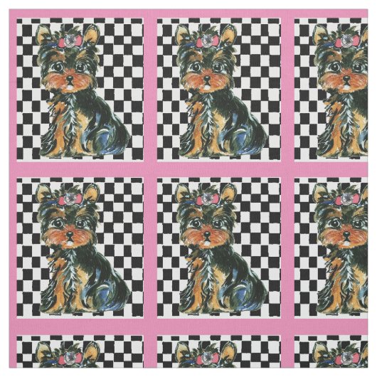 TISSU YORKIE POO (Échantillon)