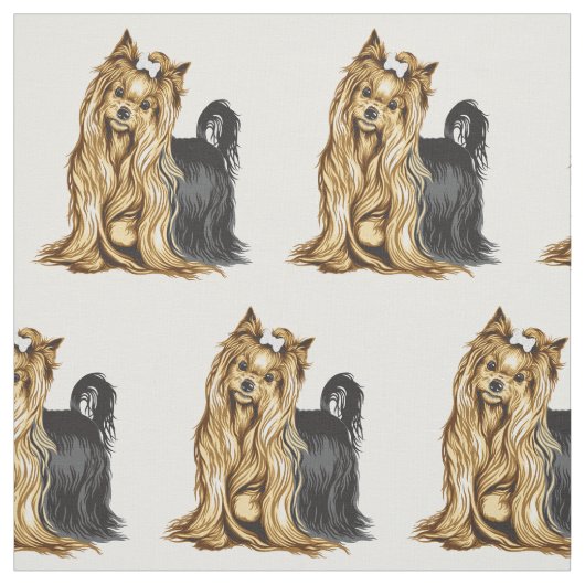 Tissu yorkshire terrier (Échantillon)