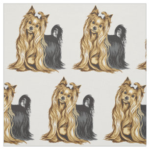 Tissu yorkshire terrier