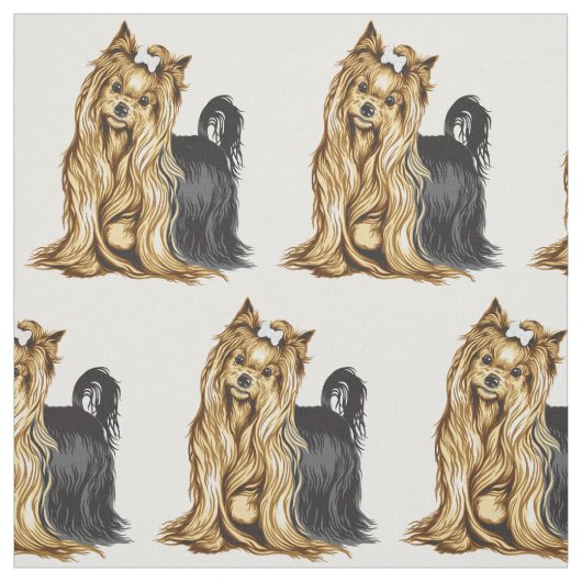 Tissu yorkshire terrier (Échantillon)