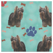Tissu Yorkshire Terrier Art (Fermer)
