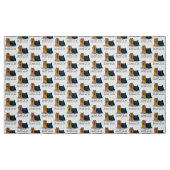 Tissu Yorkshire Terrier (Yorkie) (Fat Quarter)