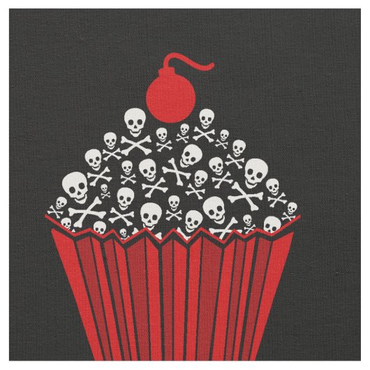 Tissu +{ Yummy Skull Cupcakes }+ (Fermer)