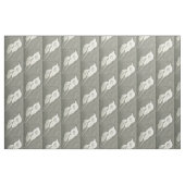 Tissu Zantedeschias de charbon de bois (Fat Quarter)