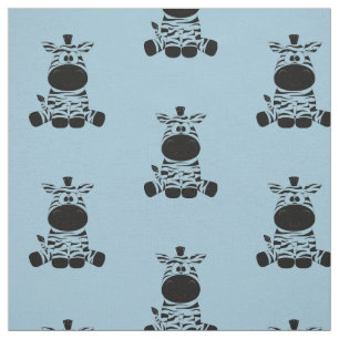 Tissu Zebra Blues