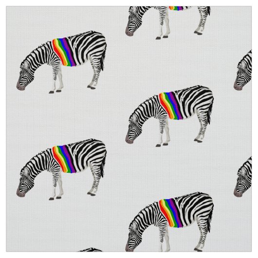 Tissu Zèbre de LGBT (Échantillon)