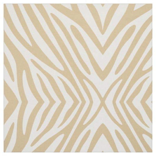 Tissu Zèbre neutre blond (Échantillon)