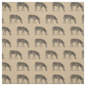 Tissu Zèbre sur la crème (Échantillon)