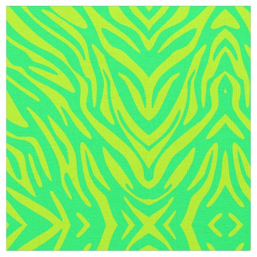 Tissu Zèbre vert Abstrait (Fermer)