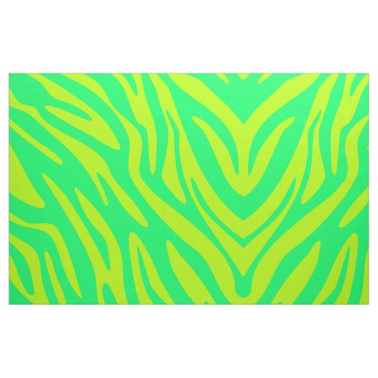 Tissu Zèbre vert Abstrait (Yard)