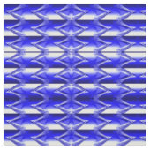Tissu Zigzag bleu (Échantillon)