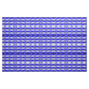 Tissu Zigzag bleu