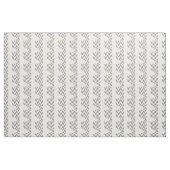 Tissu ZigZag géométrique jaune et argent (Yard)