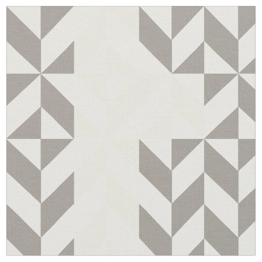 Tissu ZigZag géométrique jaune et argent (Fermer)