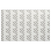Tissu ZigZag géométrique jaune et argent (Fat Quarter)