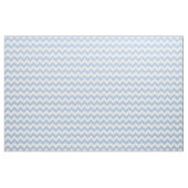 Tissu Zigzag horizontal de bleus layette et de blanc (Yard)