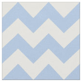 Tissu Zigzag horizontal de bleus layette et de blanc (Fermer)