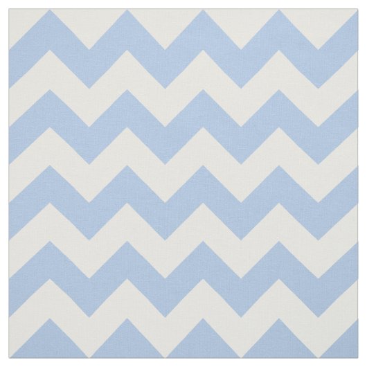 Tissu Zigzag horizontal de bleus layette et de blanc (Échantillon)