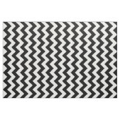 Tissu Zigzag noir et blanc vertical de rayure de Chevron (Fat Quarter)