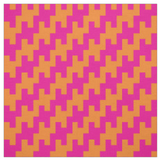 Tissu ZigZag rose-orange