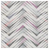 Tissu Zigzag texturé gris (Fermer)