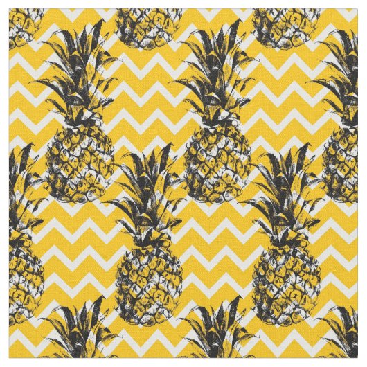 Tissu Zigzags d'ananas (Fermer)