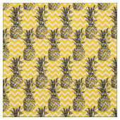 Tissu Zigzags d'ananas (Échantillon)
