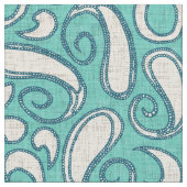 Tissu ziya menthe bleu (Fermer)