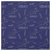 Tissu Zodiac Constellation Virgo (Échantillon)