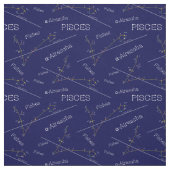 Tissu Zodiaque Pisces (Échantillon)