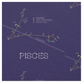 Tissu Zodiaque Pisces (Fermer)