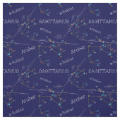 Tissu Zodiaque Sagittarius (Échantillon)