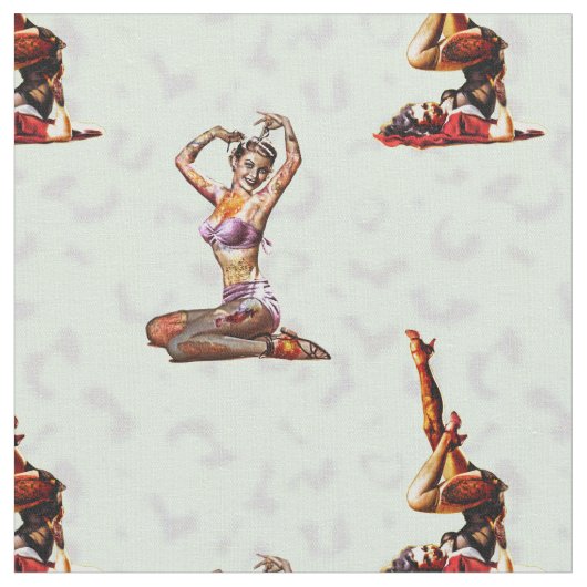 Tissu Zombie Pin Ups (Fermer)