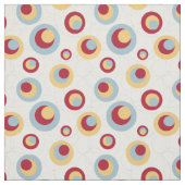 Tissu Zones et cercles léopards du milieu du siècle les  (Échantillon)