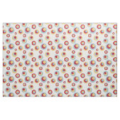 Tissu Zones et cercles léopards du milieu du siècle les  (Fat Quarter)