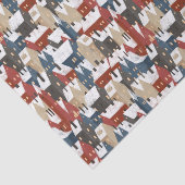 Tissue Paper (25cm x 38cm) - Christmas Houses Tissuepapier (Detail)