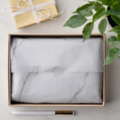 Tissue Paper (25cm x 38cm) - White Marble Pattern Tissuepapier (Geschenk)
