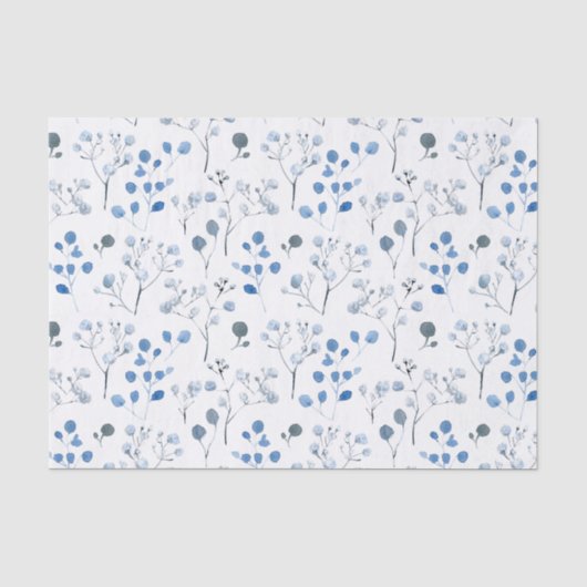 Tissue Paper (25cm x 38cm) - Winter Pattern Tissuepapier (Voorkant)