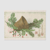 Tissue Paper (Evergreen) van de kerstbell van Vint Tissuepapier (Voorkant)