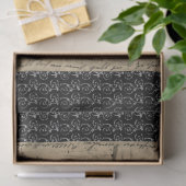 Tissue Paper HALLOWEEN BLACK ROOS Tissuepapier (Geschenk)