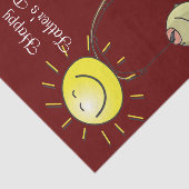 Tissue Paper Happy Vaderdag Fisherman Sun Tissuepapier (Detail)