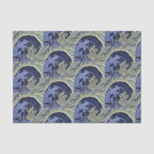 Tissue Paper JAPANESE WAVE PATROON FEMININE Tissuepapier