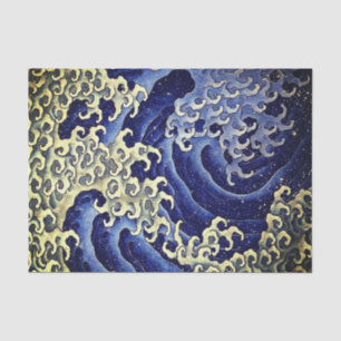 Tissue Paper JAPANESE WAVE PATTERN Tissuepapier