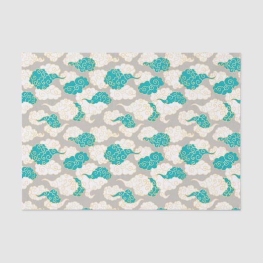 Tissue paper over Japanse wolken Tissuepapier (Voorkant)