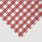 Tissue Paper Red and White Gingham Tissuepapier (Detail)