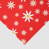 Tissue paper Red Daisy Tissuepapier (Detail)
